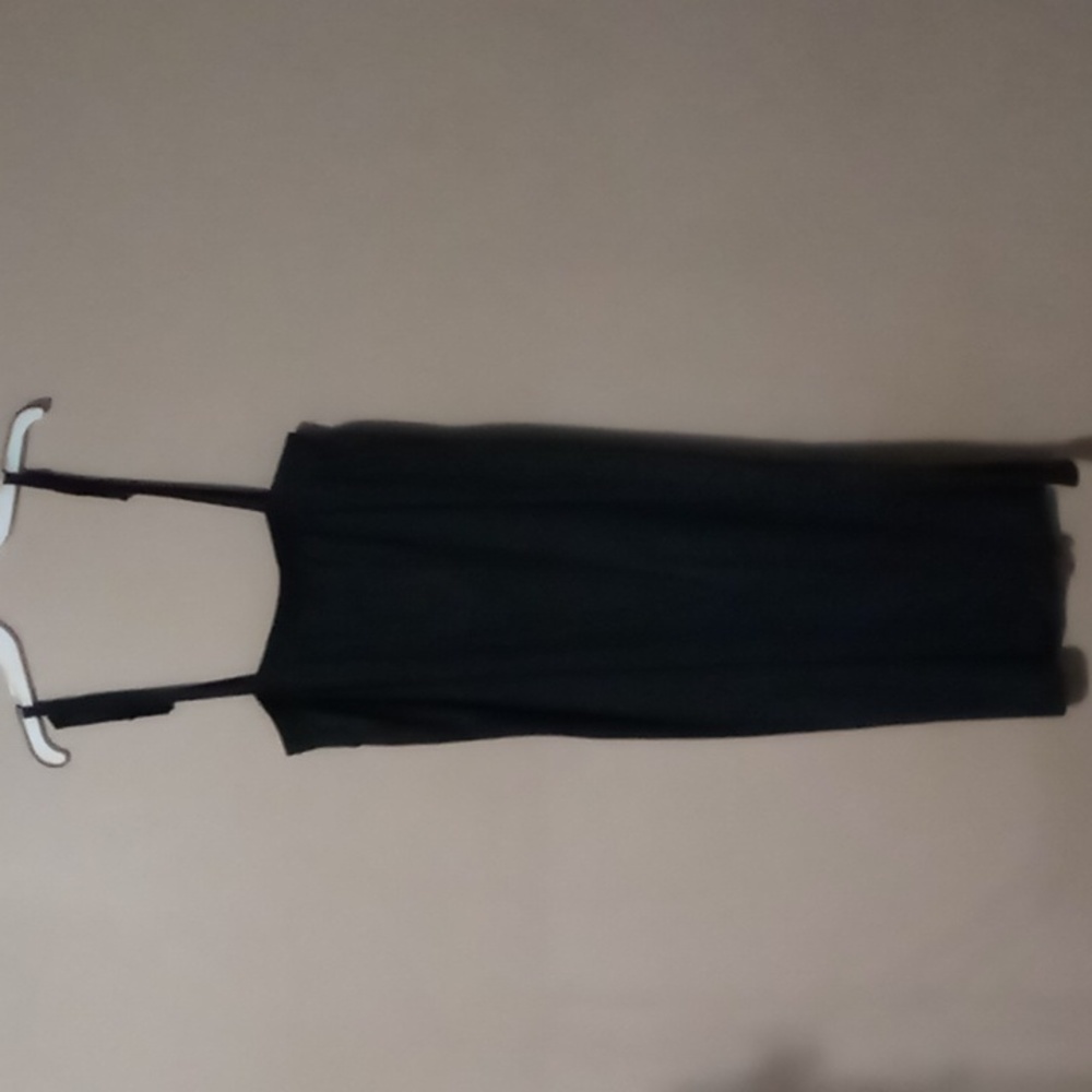 Weekeners.com Black Tie Strap Dress w Back Slit XL